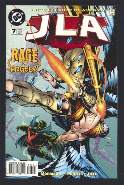 JLA #7 FN 1997 DC Grant Morrison Comic Book