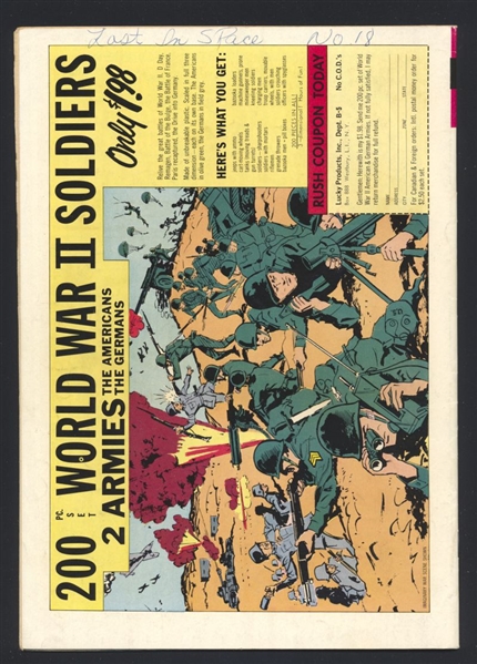 Space Family Robinson #18 VG 1966 Gold Key Comic Book