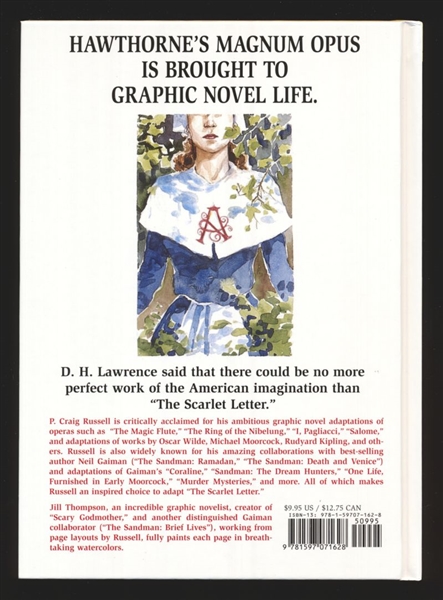 Classics Illustrated V6: The Scarlet Letter HC NM 2009 Papercutz Comic Book