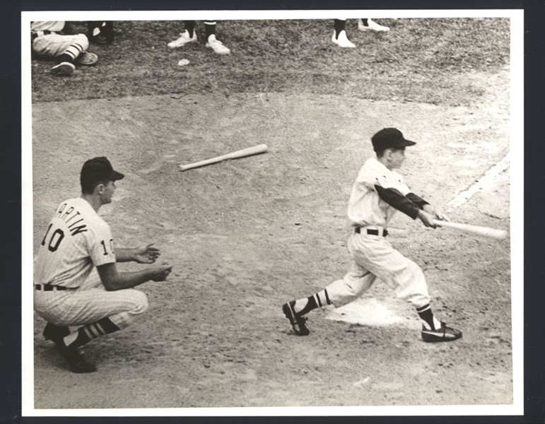 1960s Chicago White Sox J.C. MARTIN & BATTING BOY Original Photo
