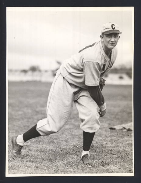 1933 Cincinnati Reds ALLYN STOUT Fish Hook Original Photo