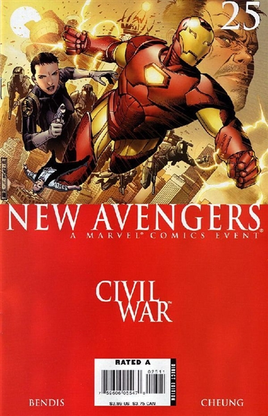 New Avengers #25 NM 2006 Marvel Civil War Comic Book