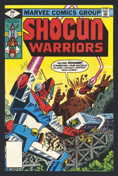 Shogun Warriors 3 Direct Market 1979 Marvel Comic Book