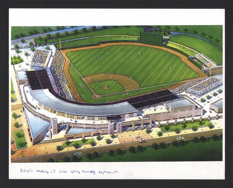 1997 Chicago Cubs HO HO KAM PARK Artist's Rendering Original News Photo