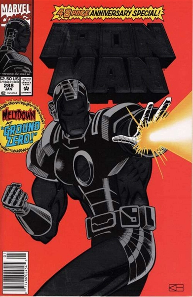 Iron Man #288 VF 1993 Marvel Embossed Foil Cover Comic Book
