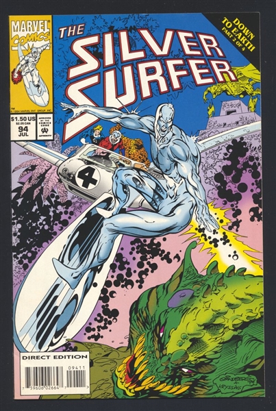 The Silver Surfer (1987) #94 VF 1994 Marvel Down to Earth p2 Comic Book
