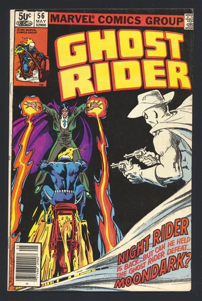 Ghost Rider (V1) #56 FN 1981 Marvel NEWSSTAND Comic Book