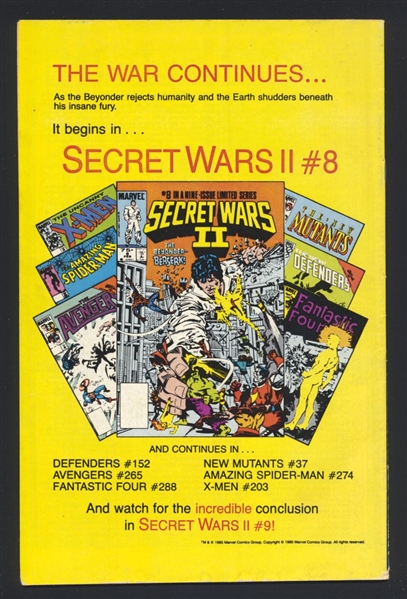 Avengers #264 VG 1986 Marvel 1st Yellowjacket II NEWSSTAND Comic Book