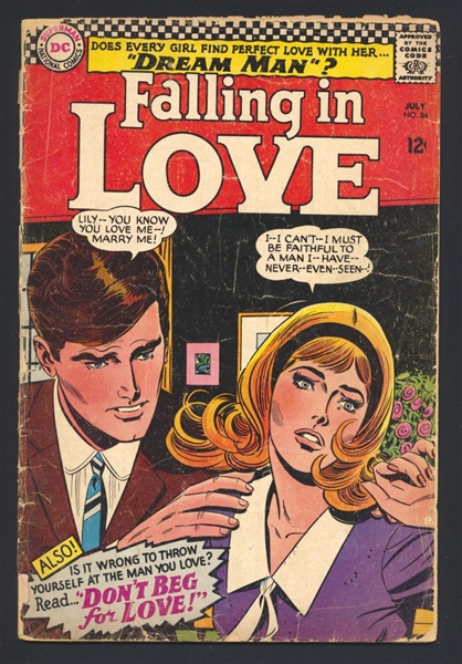 Falling in Love #84 FR 1966 DC Comic Book