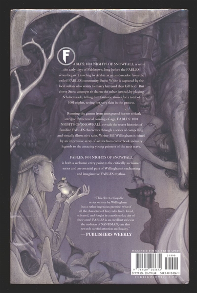 Fables: 1001 Nights of Snowfall HC NM 2006 DC (Vertigo) Bill Willingham