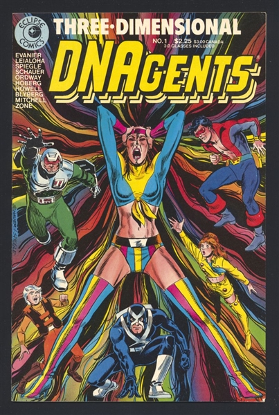 DNAgents 3D #1 VF/NM 1994 Eclipse Three-Dimensional Comic Book