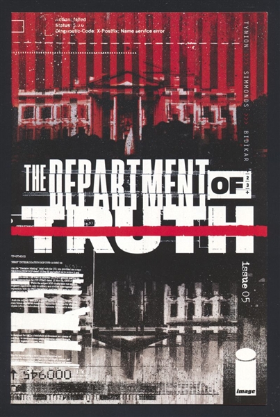 Department of Truth #13/A NM 2021 Image Comic Book
