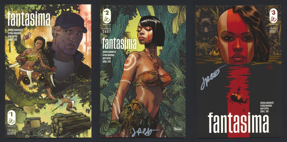 Fantasima SET #1-3 NM 2024 Paperfilms Scarce Kickstarter Dan Panosian Comic Book