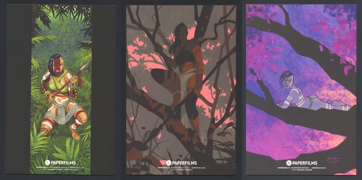 Fantasima SET #1-3 NM 2024 Paperfilms Scarce Kickstarter Amanda Conner Covers