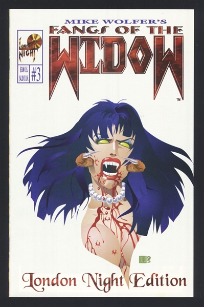 Fangs of the Widow #3 NM 1995 London Night Mike Wolfer Comic Book