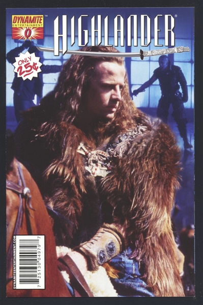 Highlander #0/A VF/NM Photo Variant 2006 Dynamite Comic Book