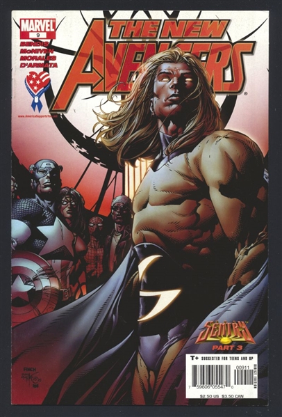 New Avengers #9 FN The Sentry p3 2005 Marvel Comic Book