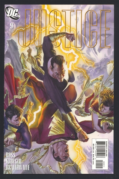 Justice #9 VF/NM Alex Ross 2006 DC Comic Book