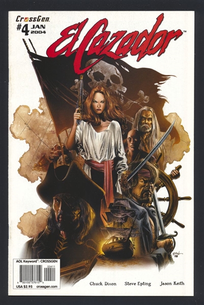 El Cazador #4 VF Pirates Steve Epting 2004 CrossGen Comic Book