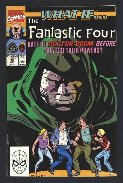 What If…? (V2) #18 VG Fantastic Four Doom 1990 Marvel Comic Book