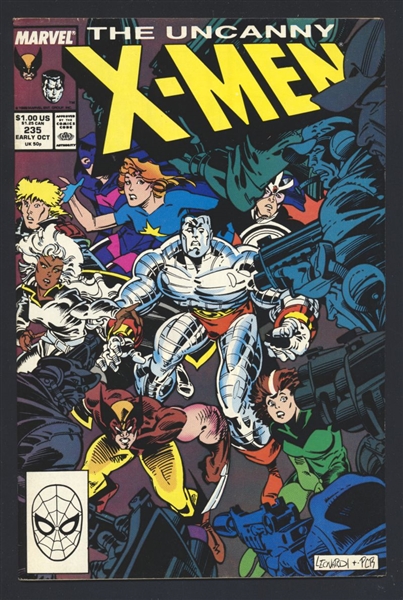 Uncanny X-Men #235 VF/NM 1st Genosha 1988 Marvel Comic Book