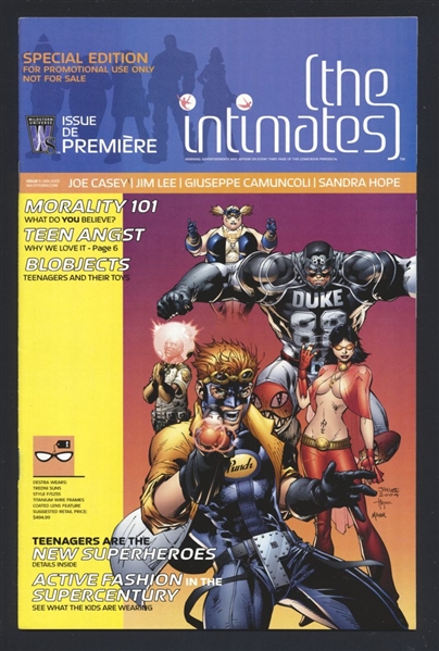 The Intimates #1 NM Promotional Jim Lee Variant WildStorm Comic Book
