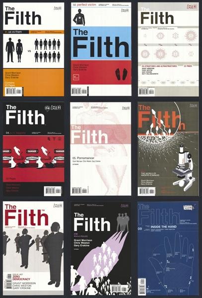 The Filth RUN #1-9 VF/NM Grant Morrison 2002 gotha Comic Book