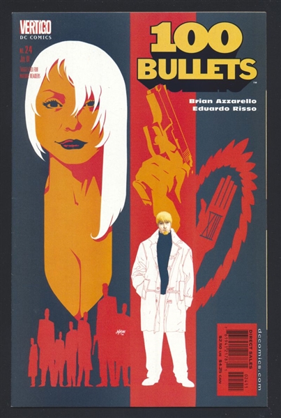 100 Bullets #24 VF 1st Mia Simone 2001 DC (Vertigo) Comic Book
