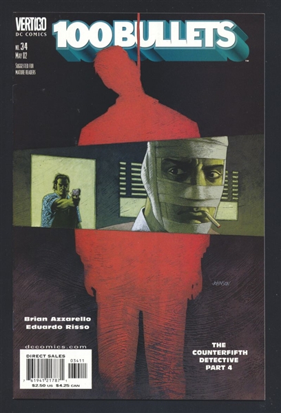 100 Bullets #34 VF/NM The Counterfifth Detective p4 2002 DC (Vertigo) Comic Book