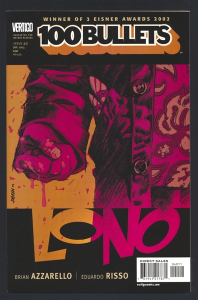 100 Bullets #40 NM 2003 DC (Vertigo) Comic Book