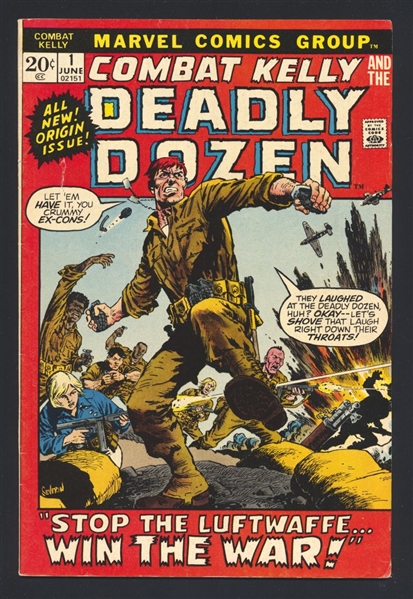 Combat Kelly (V2) #1 VGF 1st Combat Kelly 1972 Marvel Comic Book
