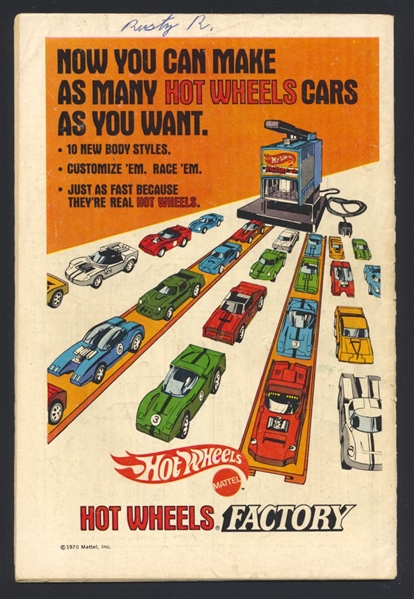 All-Star Western (V2) #1 G 1970 DC Comic Book