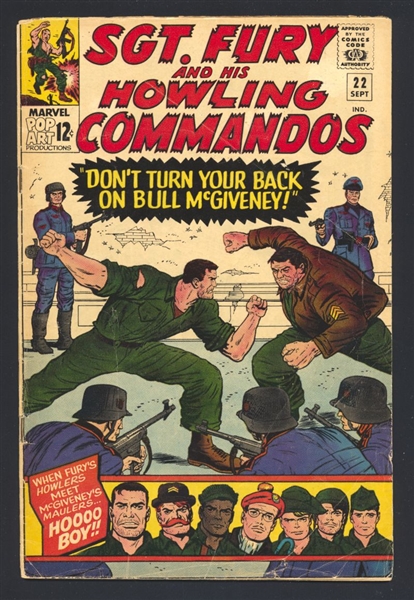 Sgt. Fury #22 GVG 1965 Marvel Comic Book