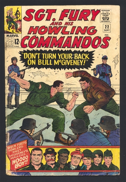 Sgt. Fury #22 G 1965 Marvel Comic Book