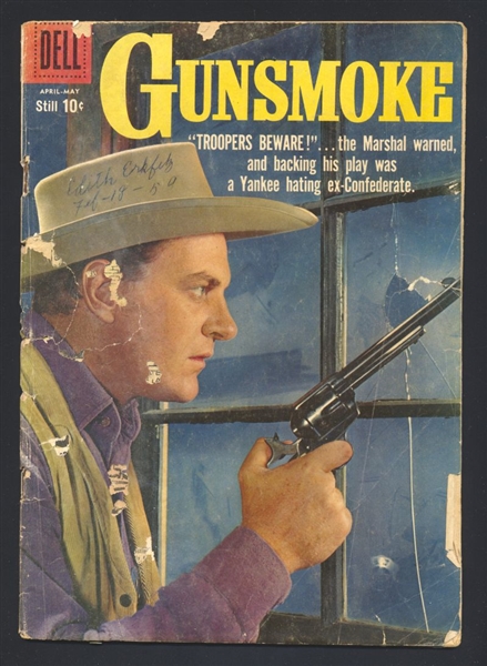 Gunsmoke #14 G Photo Cover 1959 Dell Comic Book