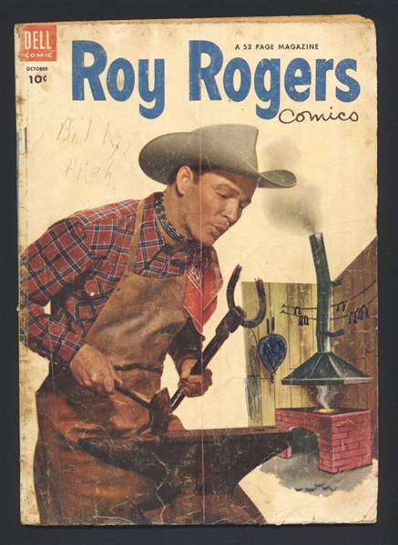 Roy Rogers Comics #70 G Photo Cover 1953 Dell Comic Book