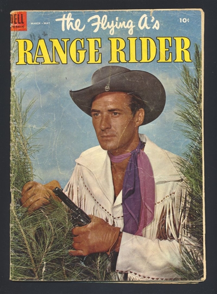 Flying A's Range Rider #5 FR 1954 Dell Comic Book