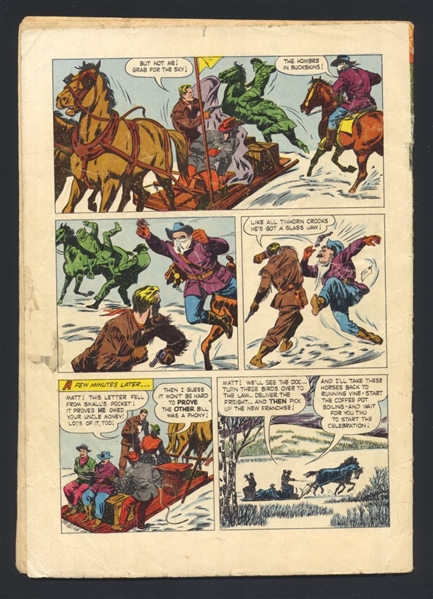 Flying A's Range Rider #5 FR 1954 Dell Comic Book