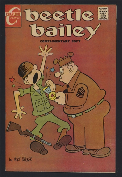 Beetle Bailey (V1) #33/A VF Cerebral Palsy Complimentary Copy Variant 1970