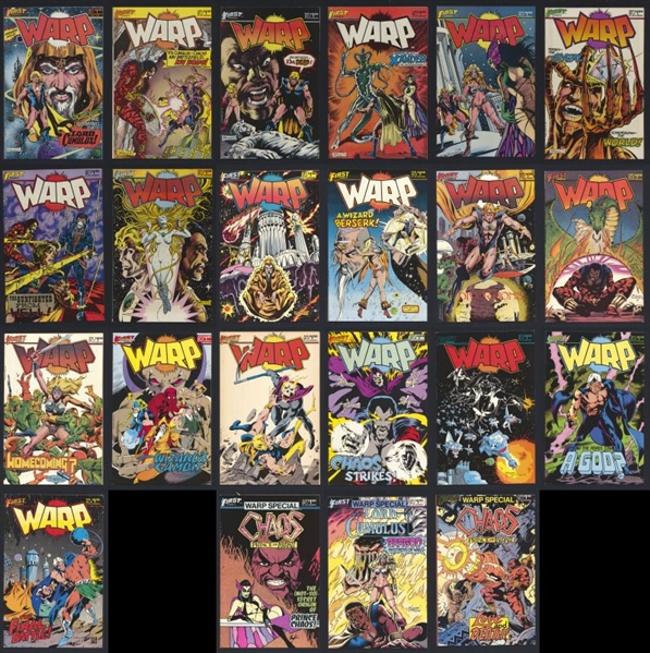 Warp SET #1-19 NM & Special #1-3 1st Grimjack 1983 First Comic Book