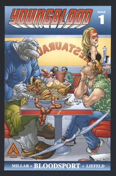 Youngblood: Bloodsport #1 VF Frank Quitely Cover 2003 Arcade Comic Book