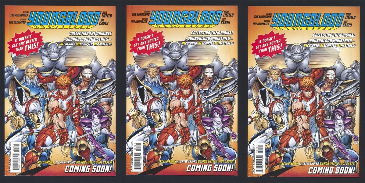 Youngblood (V4) RUN #1-3 NM Rob Liefeld Covers 2008 Image Comic Book