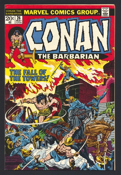 Conan the Barbarian #26 VF John Buscema 1973 Marvel Comic Book