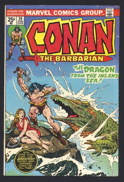 Conan the Barbarian #39 VG 1974 Marvel Comic Book
