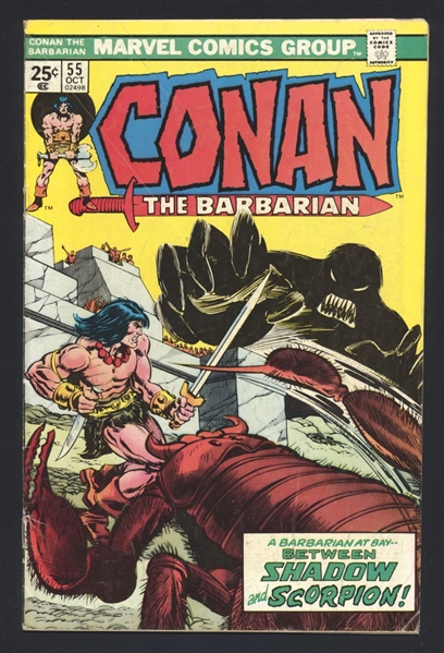 Conan the Barbarian #55 G 1975 Marvel Comic Book