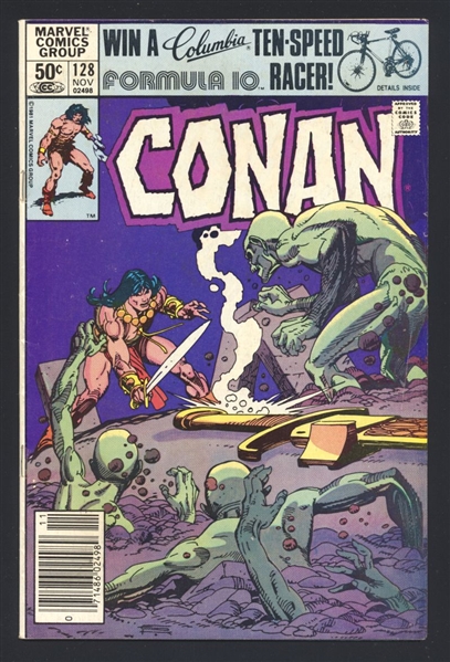 Conan the Barbarian #128 FN NEWSSTAND 1981 Marvel Comic Book