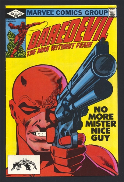 Daredevil #184 VF vs Punisher Frank Miller 1982 Marvel Comic Book