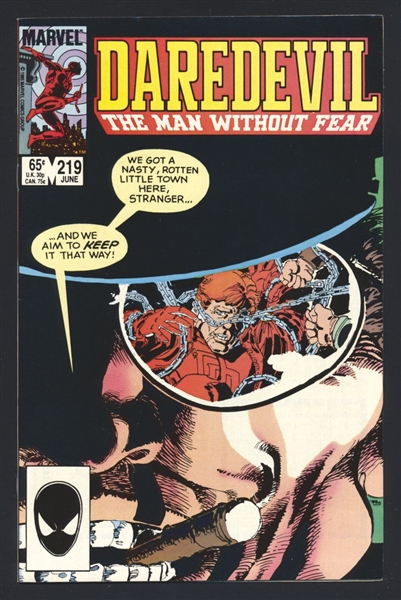 Daredevil #219 NM Frank Miller 1985 Marvel Comic Book