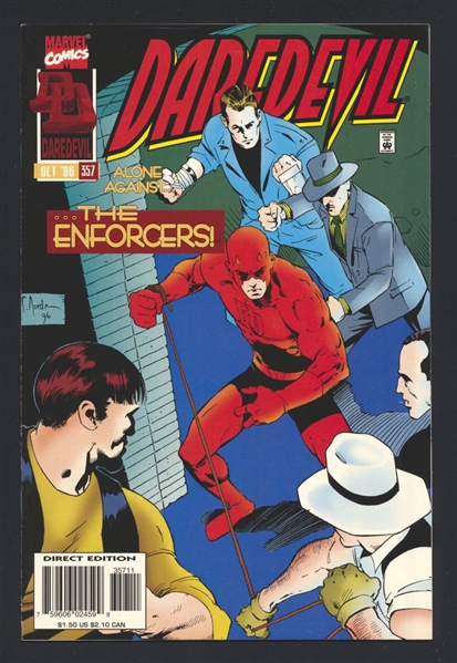 Daredevil #357 VF/NM vs The Enforcers 1996 Marvel Comic Book