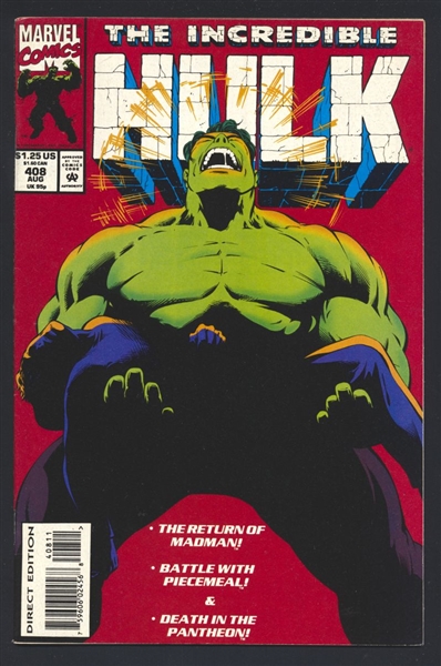 Incredible Hulk #408 NM vs Madman 1993 Marvel Comic Book